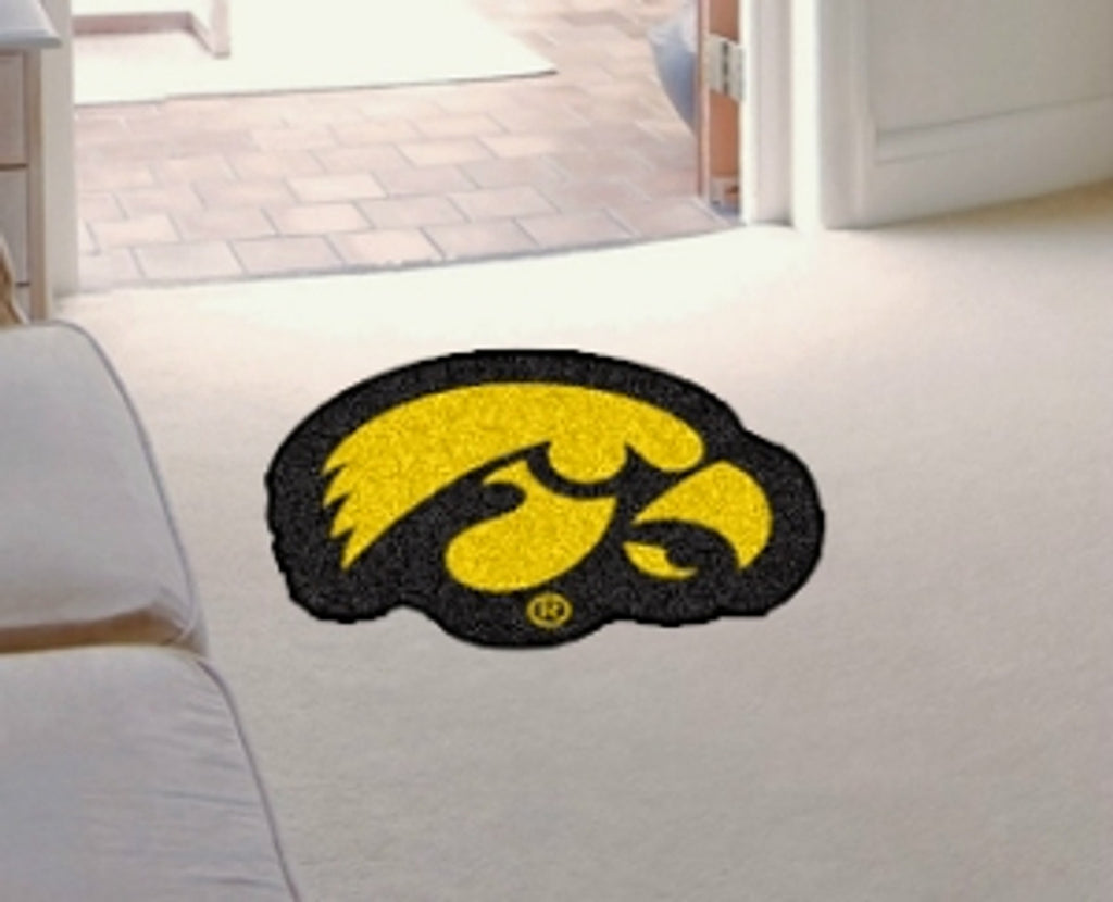 Iowa Hawkeyes Area Rug Mascot Style Special Order