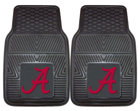 Alabama Crimson Tide Heavy Duty 2 Piece Vinyl Car Mats