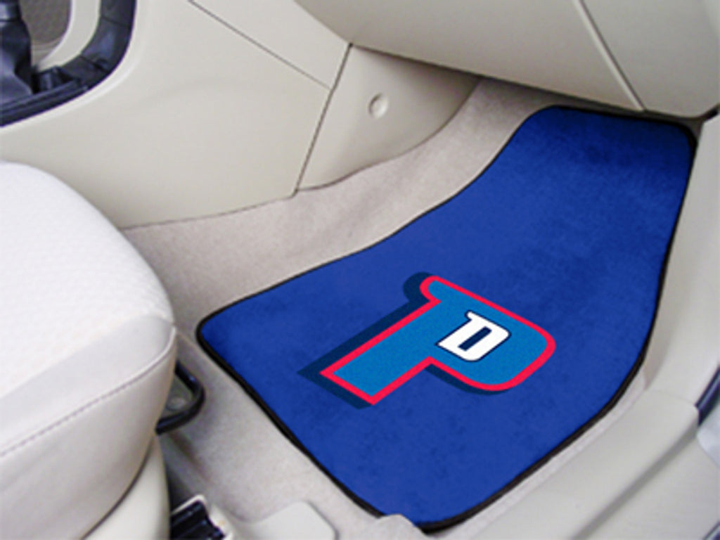 Detroit Pistons Printed Carpet Car Mat 2 Piece Set Special Order