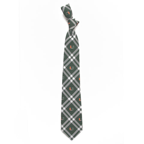  Miami Hurricanes Rhodes Style Neck Tie