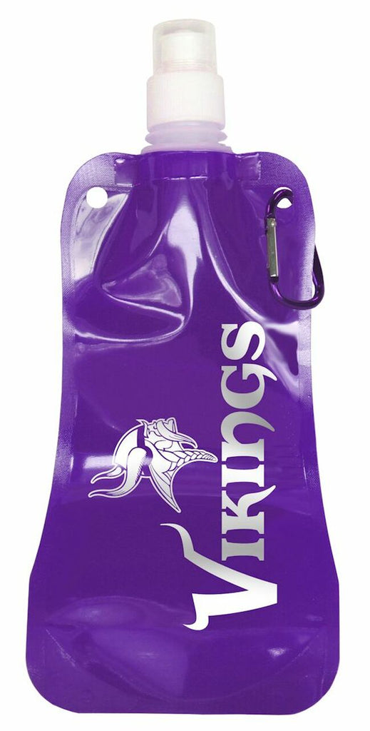 Minnesota Vikings Water Bottle 16oz Foldable 