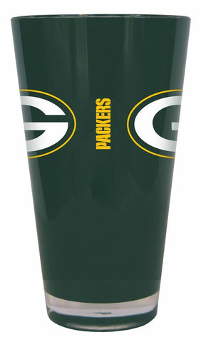 Green Bay Packers s Glass 20oz Pint Plastic Insulated 