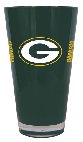 Green Bay Packers s Glass 20oz Pint Plastic Insulated CO