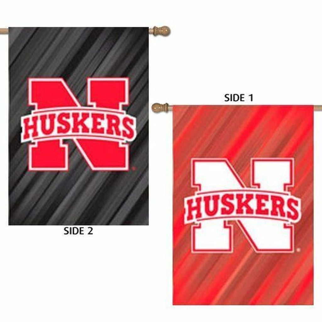 Nebraska Cornhuskers Flag Double Sided Suede 