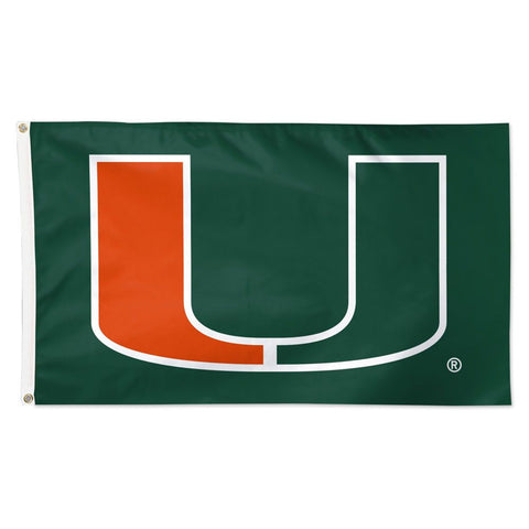 Miami Hurricanes Flag 3x5 Team