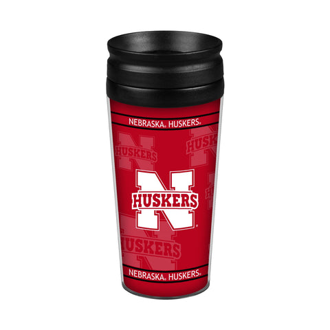 Nebraska Cornhuskers 14oz. Full Wrap Travel Mug