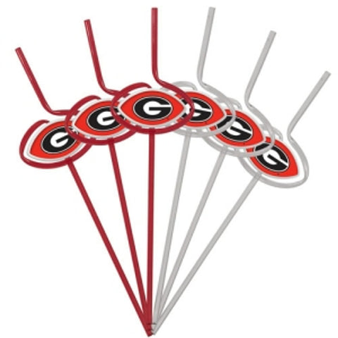 Georgia Bulldogs Team Sipper Straws CO