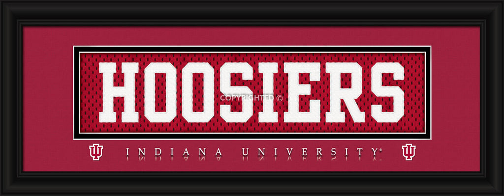 Indiana Hoosiers Stitched Uniform Slogan Print Hoosiers