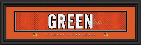 Cincinnati Bengals A.J. Green Print Signature 8"x24"