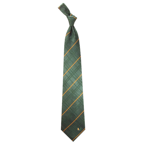  Miami Hurricanes Oxford Style Neck Tie