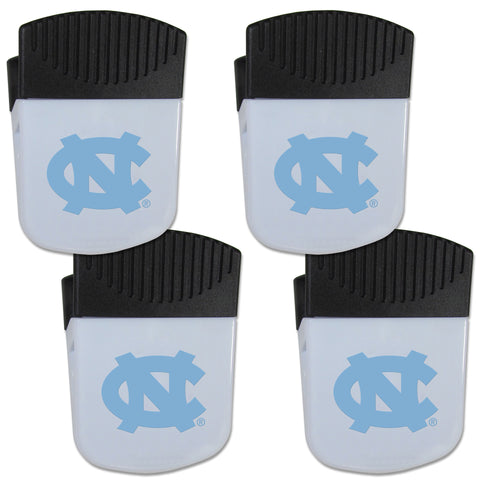 North Carolina Tar Heels   Chip Clip Magnet with Bottle Opener 4 pack 