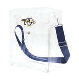 Nashville Predators Clear Ticket Satchel