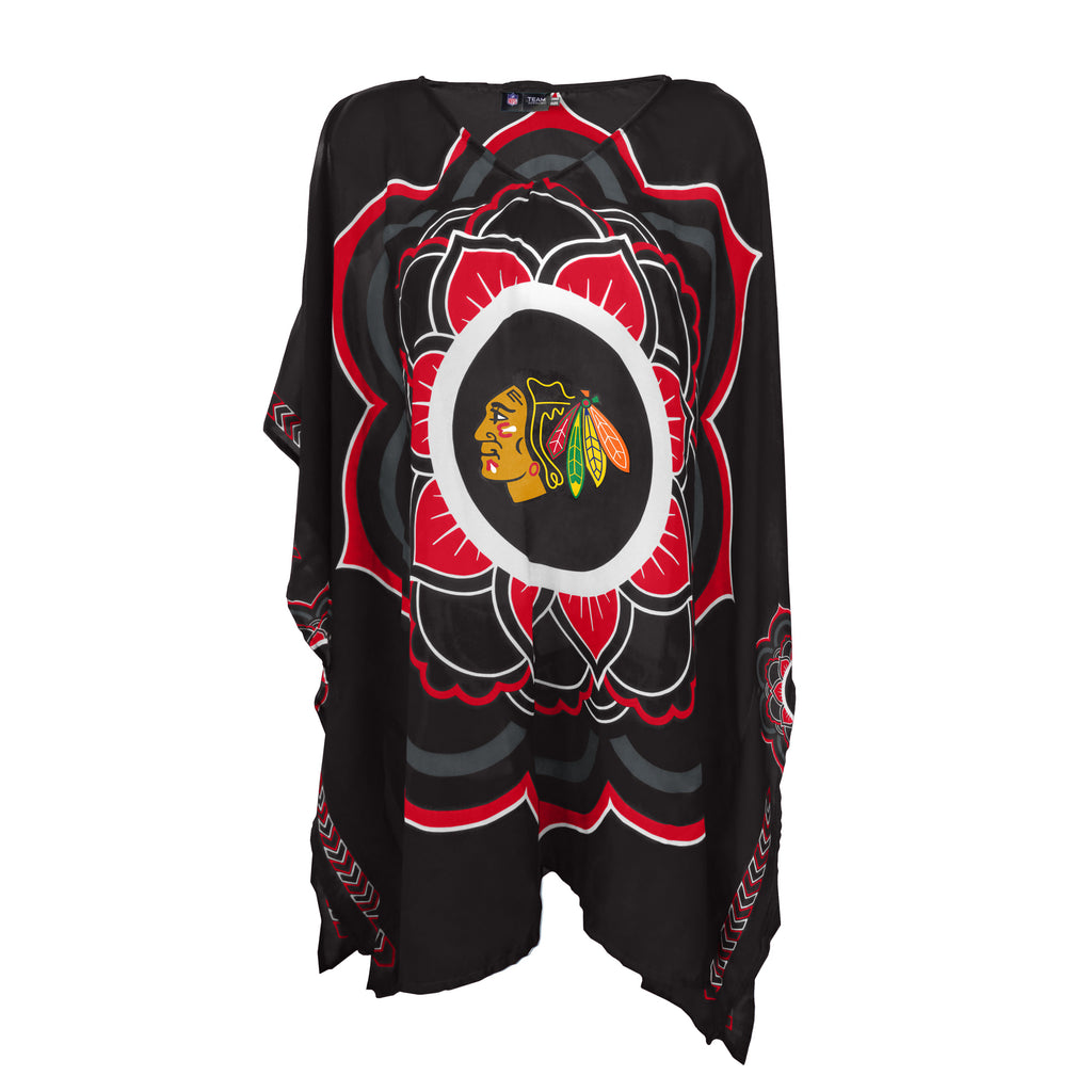 Chicago Blackhawks Caftan Flower