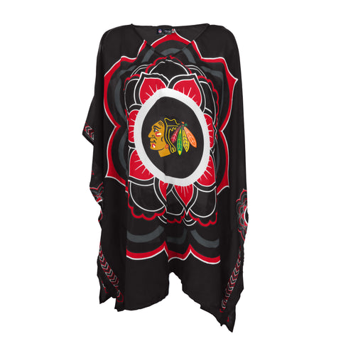Chicago Blackhawks Caftan Flower