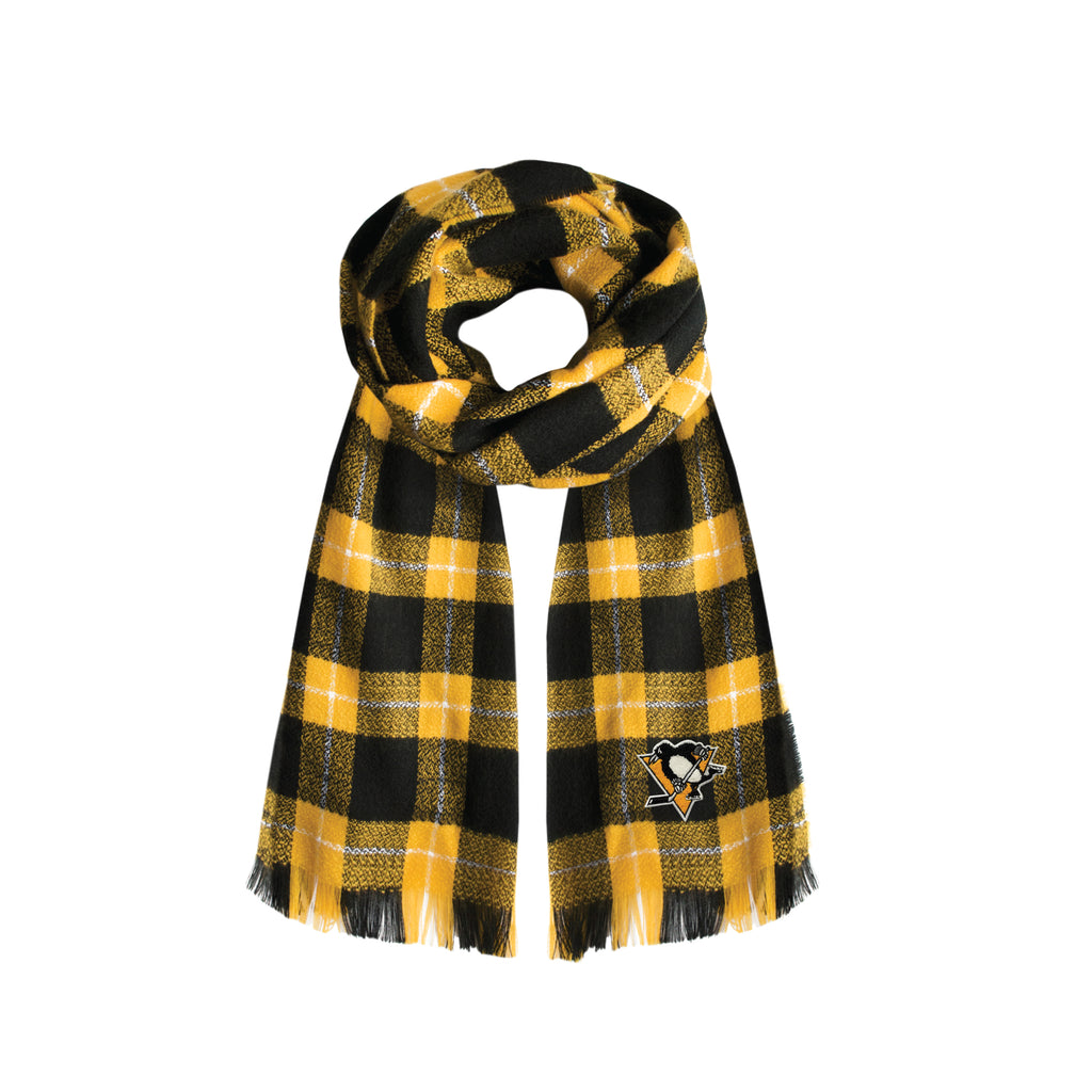 Pittsburgh Penguins Plaid Blanket -  Scarf