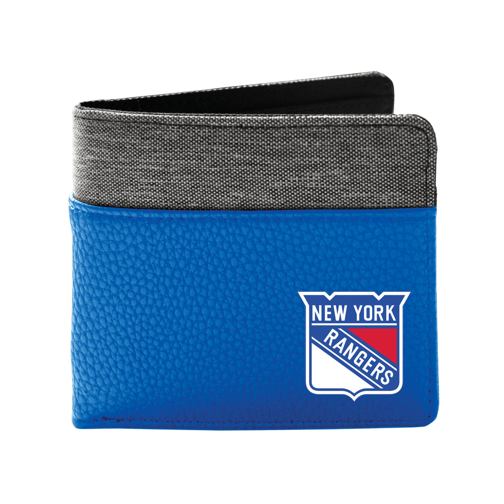 New York Rangers Pebble Bifold Wallet - Royal