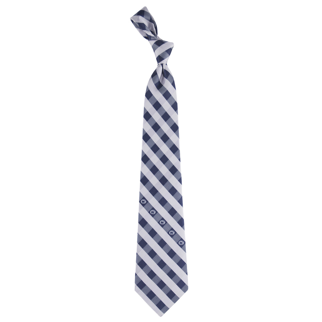  Penn State Nittany Lions Check Style Neck Tie