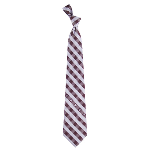  Texas A&M Aggies Check Style Neck Tie