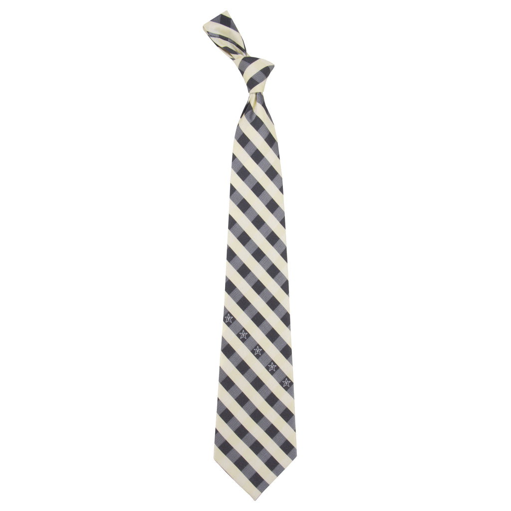  Vanderbilt Commodores Check Style Neck Tie