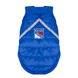 New York Rangers Pet Puffer Vest