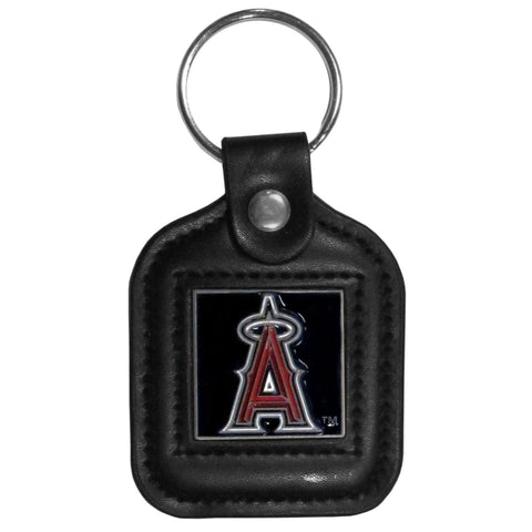 Los Angeles Angels Key Ring Square Leather 