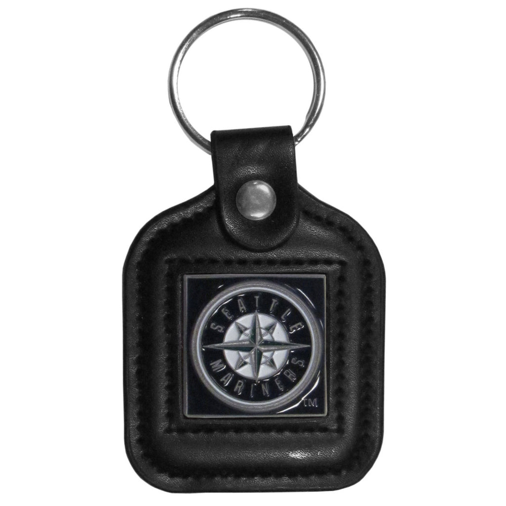 Seattle Mariners Key Ring Square Leather CO