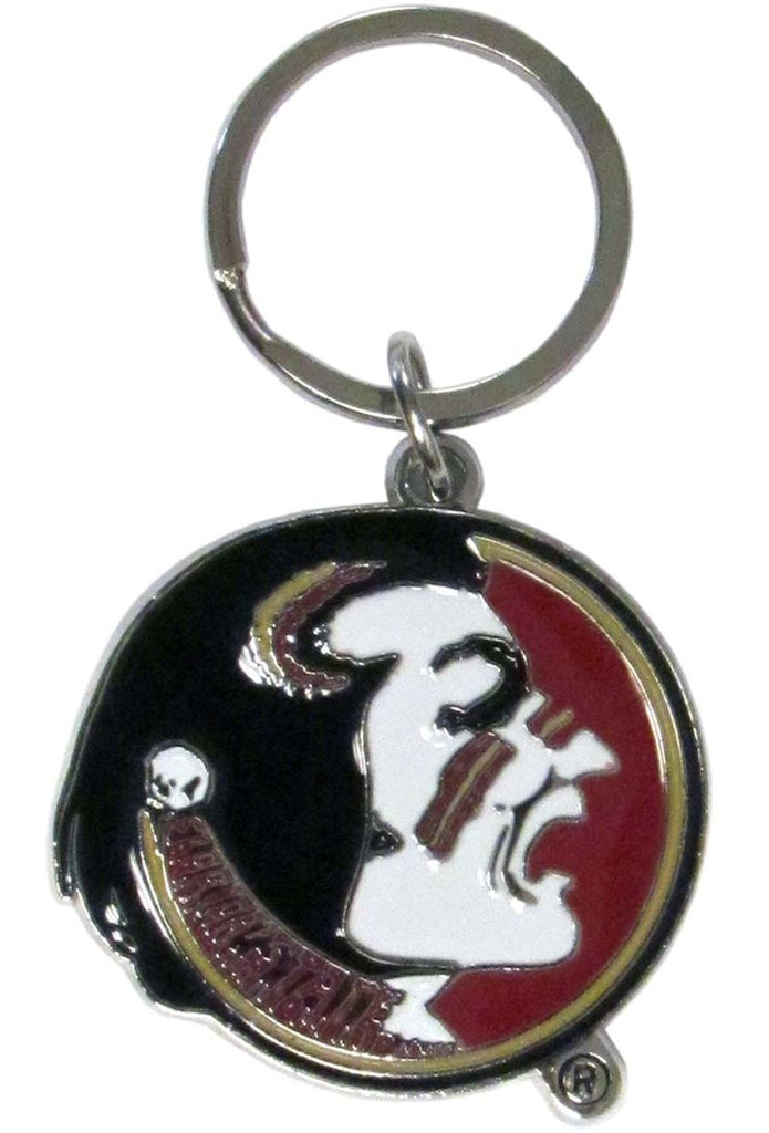 Florida State Seminoles Chrome Logo Cut Keychain