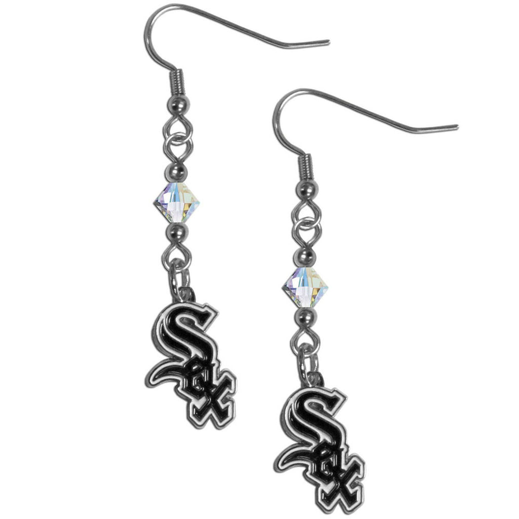 Chicago White Sox Earrings Fish Hook Post Style 