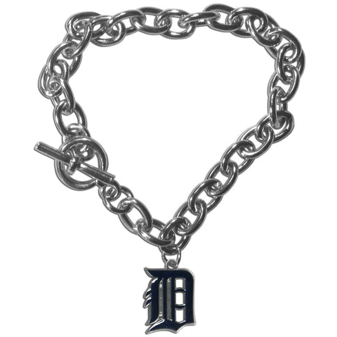 Detroit Tigers Bracelet Chain Link Style 