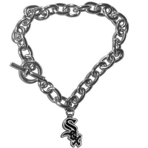 Chicago White Sox Bracelet Chain Link Style 