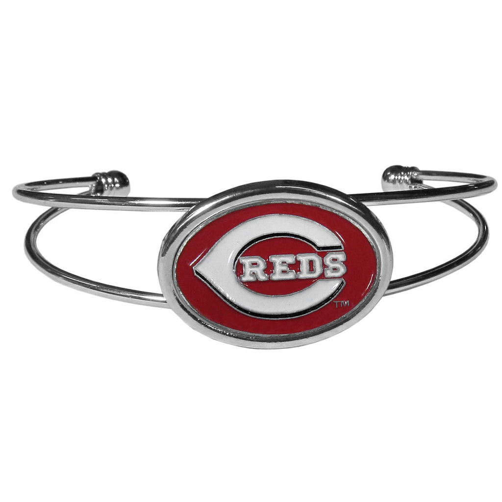 Cincinnati Reds Bracelet Double Bar Cuff 