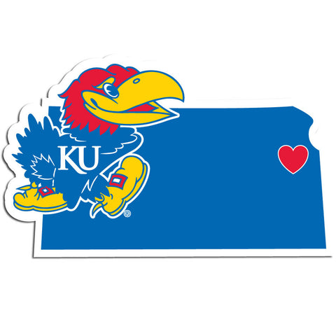 Kansas Jayhawks Decal Home State Pride Style Special Order