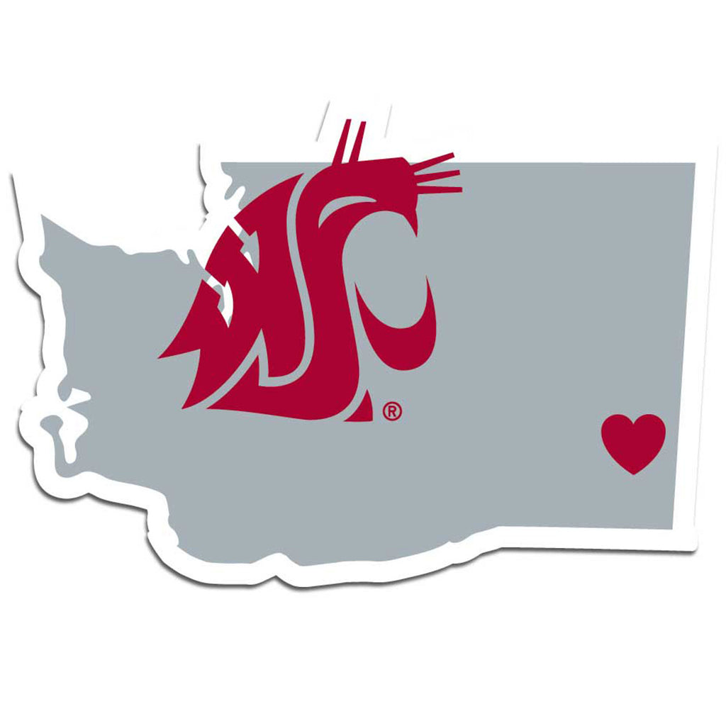 Washington State Cougars Decal Home State Pride Style Special Order