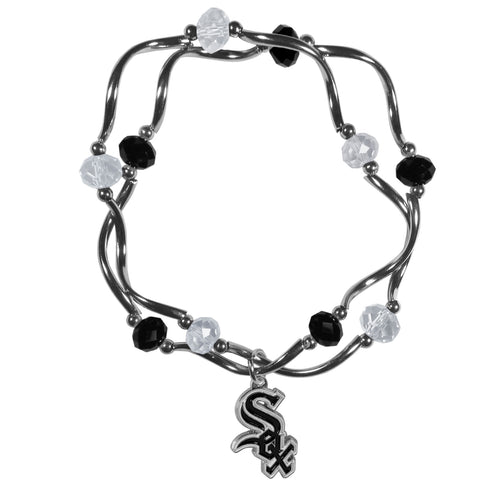 Chicago White Sox Bracelet Colored Bead 