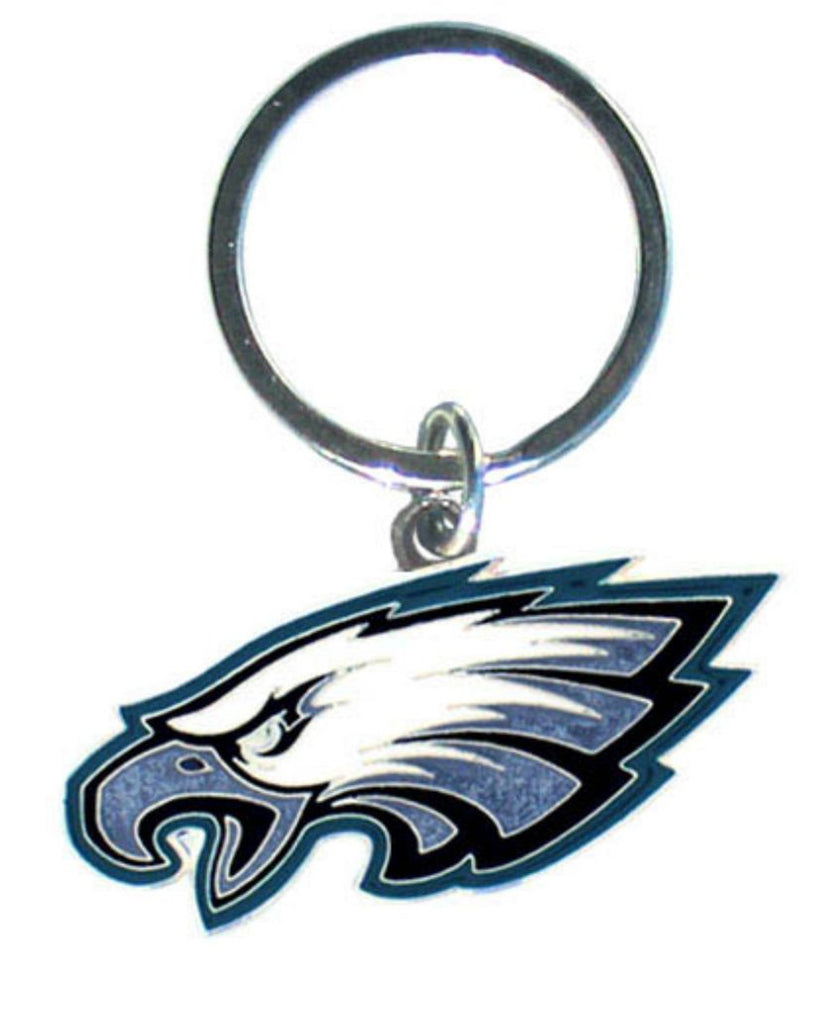 Philadelphia Eagles Chrome Logo Cut Keychain