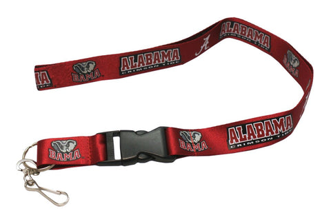 Alabama Crimson Tide Lanyard Breakaway with Key Ring