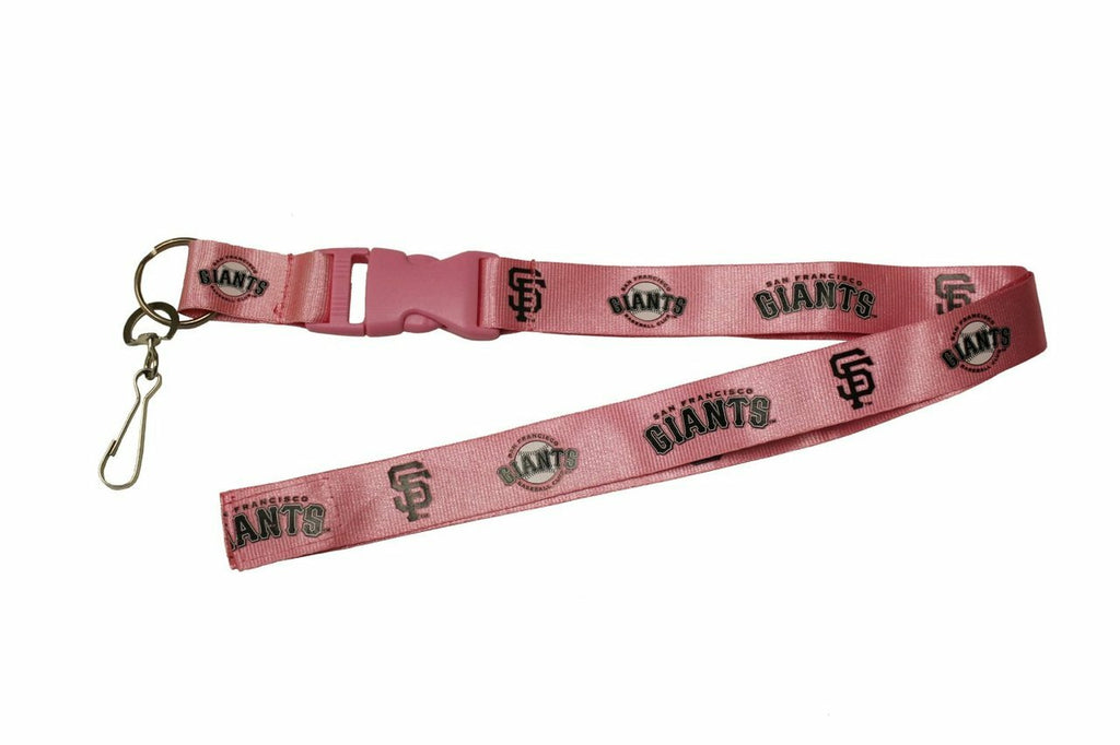 San Francisco Giants Lanyard Breakaway with Key Ring Pink 