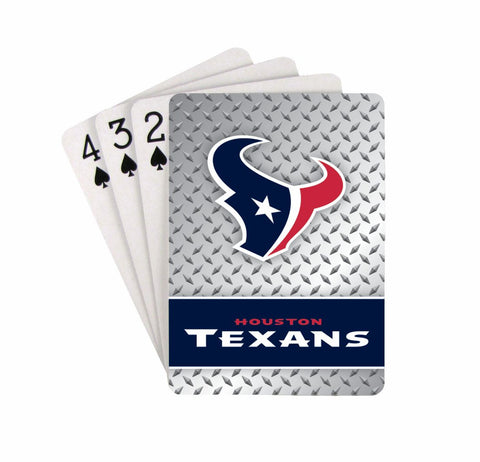 Houston Texans Playing Cards Diamond Plate