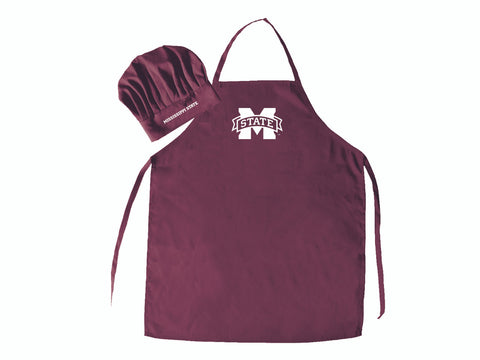 Mississippi State Bulldogs Apron and Chef Hat Set