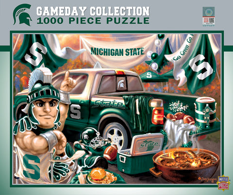 Michigan State Spartans Puzzle 1000 Piece Gameday Design