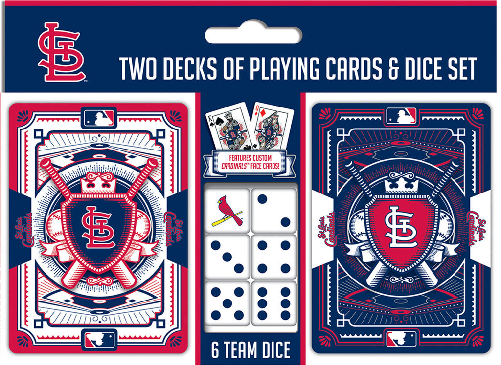St. Louis Cardinals Playing Cards and Dice Set