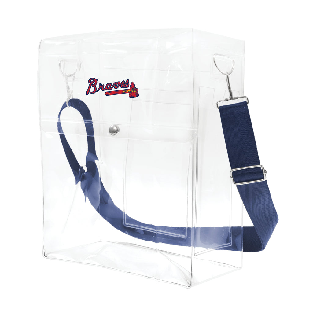 Atlanta Braves Clear Ticket Satchel