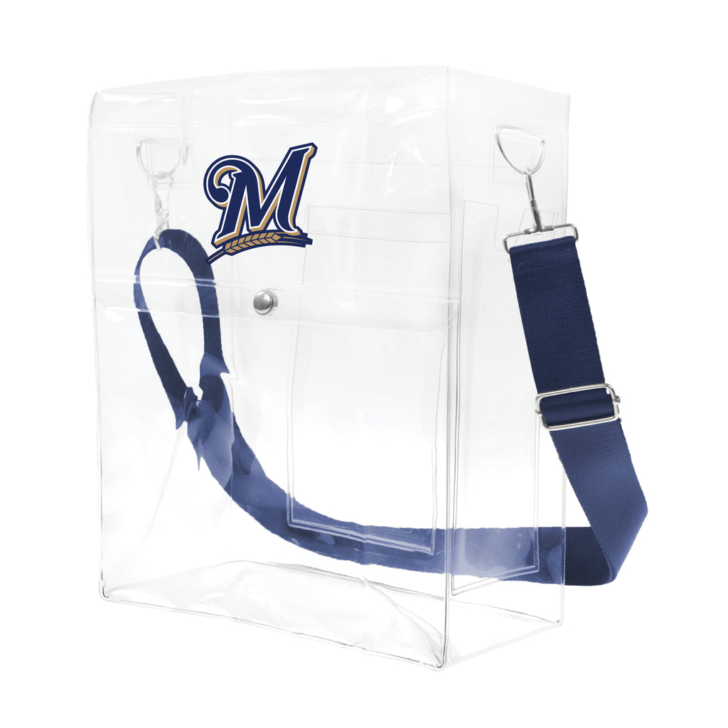 Milwaukee Brewers Clear Ticket Satchel