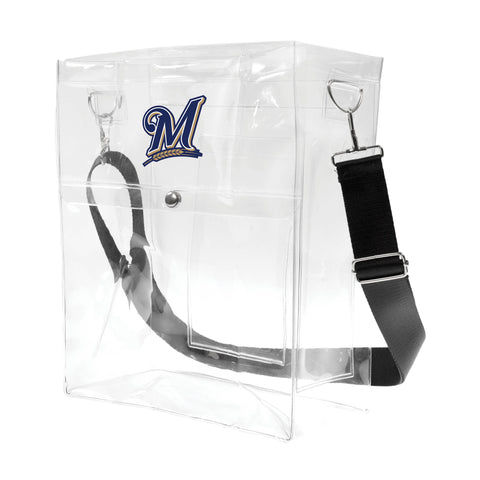 Milwaukee Brewers Clear Ticket Satchel