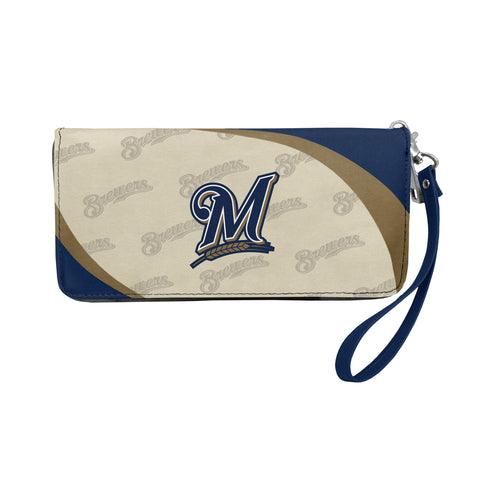 Milwaukee Brewers Curve Zip Organizer Wallet