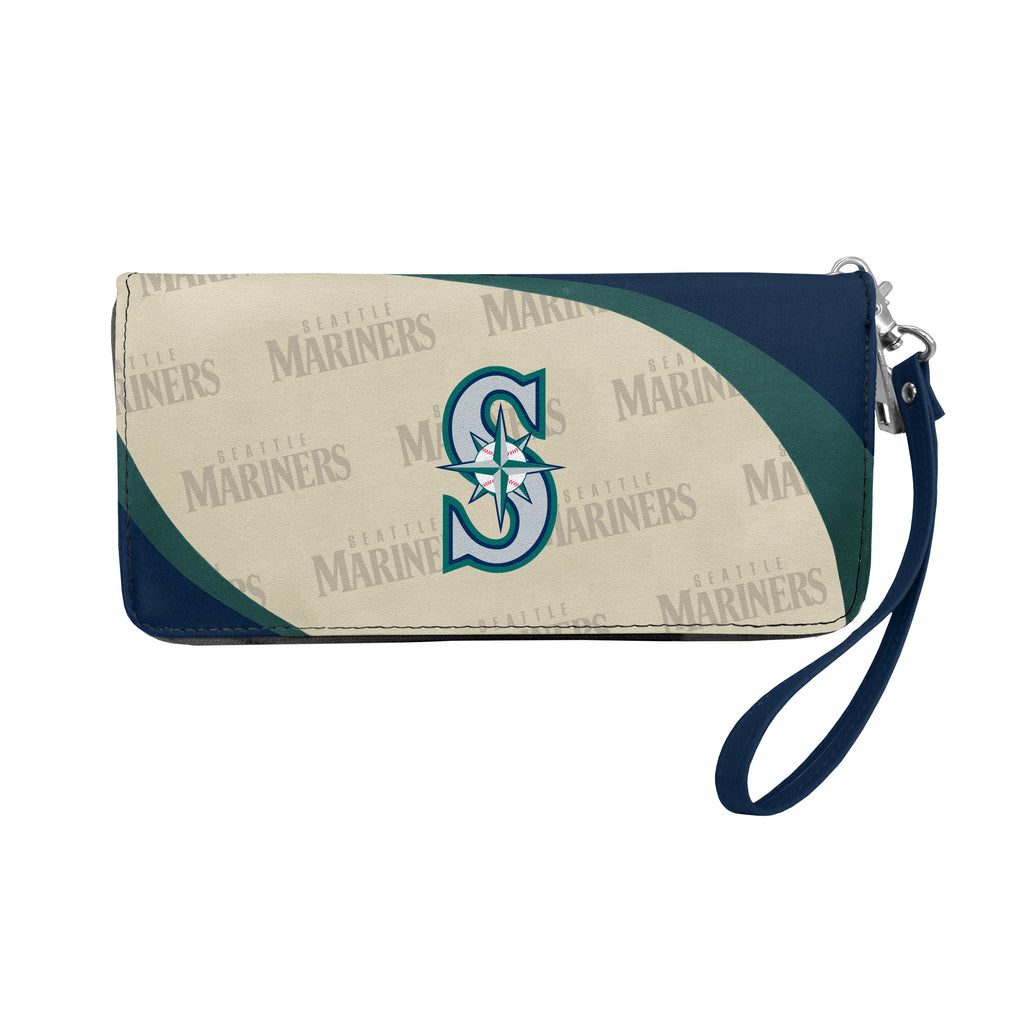 Seattle Mariners Curve Zip Organizer Wallet