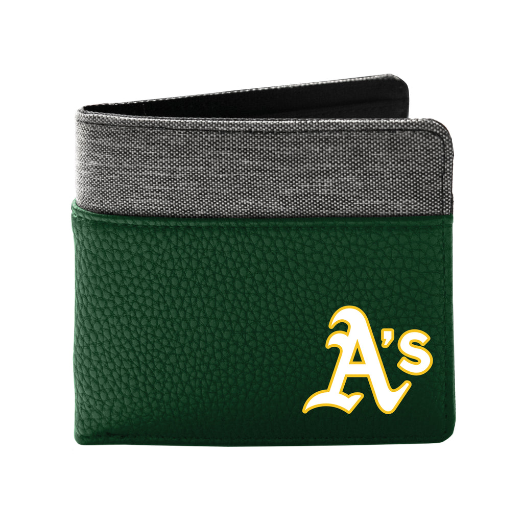 Oakland Athletics Pebble Bifold Wallet - GREN