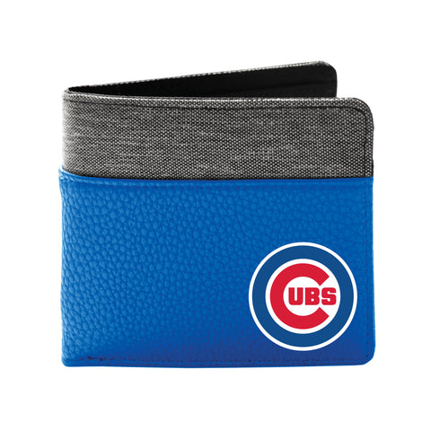 Chicago Cubs Pebble Bifold Wallet - Royal