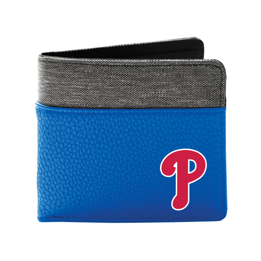 Philadelphia Phillies Pebble Bifold Wallet - Royal