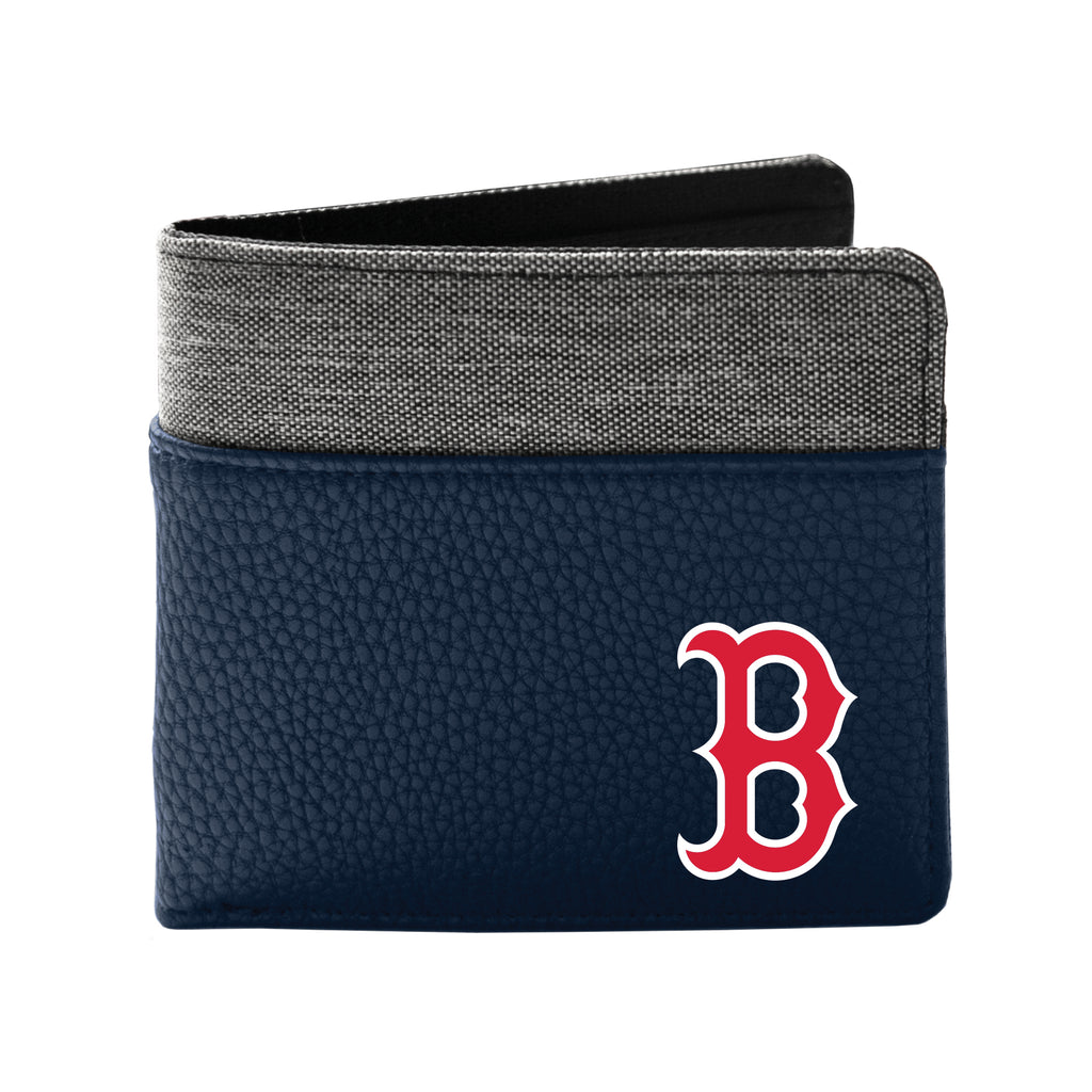 Boston Red Sox Pebble Bifold Wallet - NAVY
